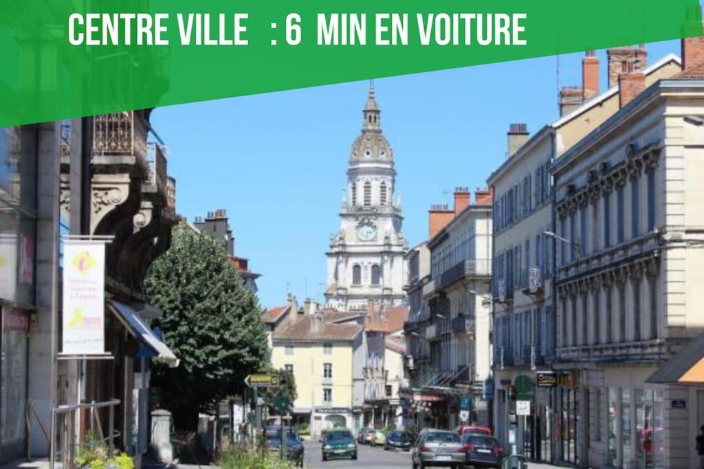 Spacieux - Proche-Gare - Parking Bourg-en-Bresse Exteriör bild